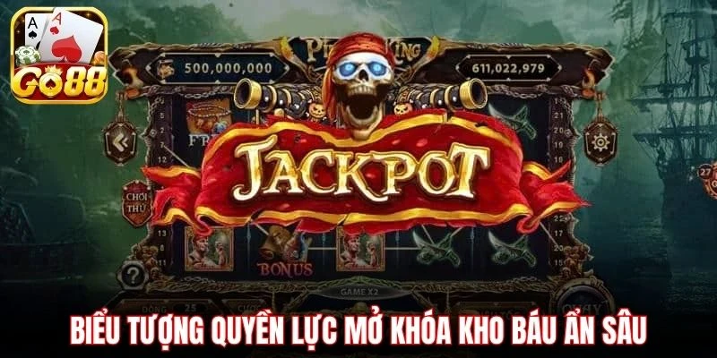 Biểu tượng quyền lực mở khóa kho báu ẩn sâu