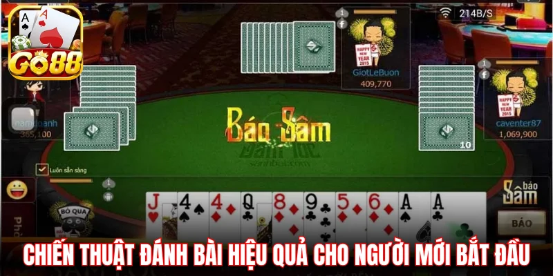 Chiến thuật đánh bài hiệu quả cho người mới bắt đầu