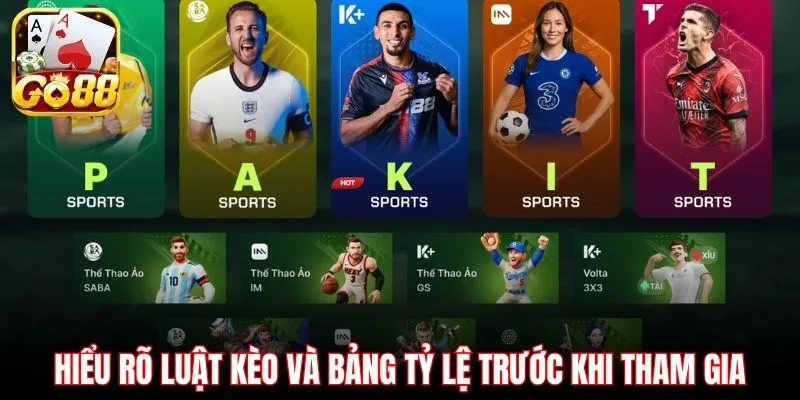 Hiểu rõ luật kèo và bảng tỷ lệ trước khi tham gia