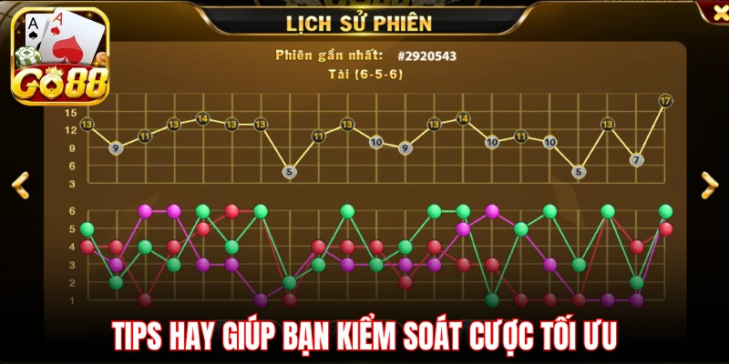Tips hay giúp bạn kiểm soát cược tối ưu